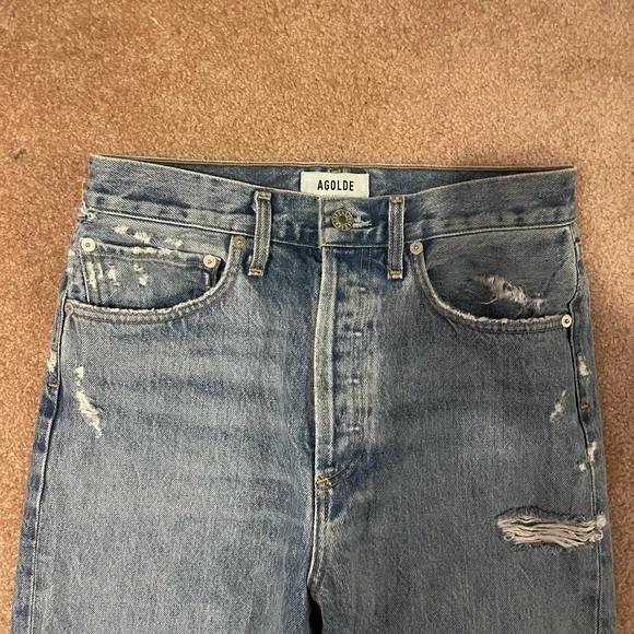 Agolde 90s blue ripped jeans!! - Picture 6 of 6